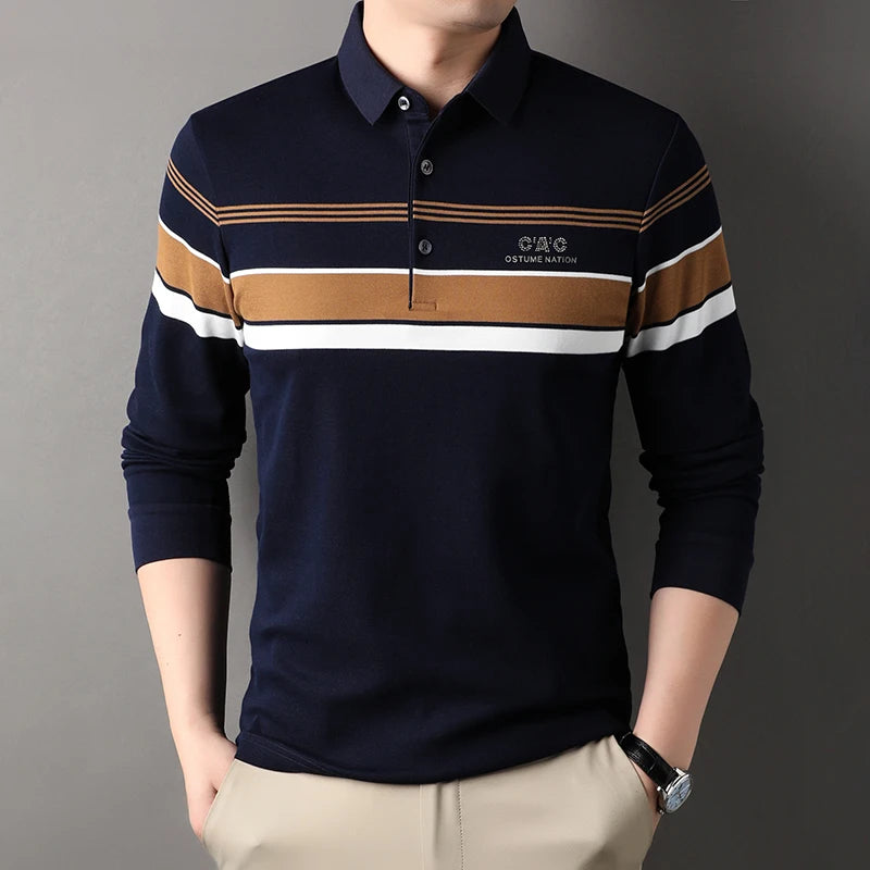 Camisa Polo Nation Manga Longa