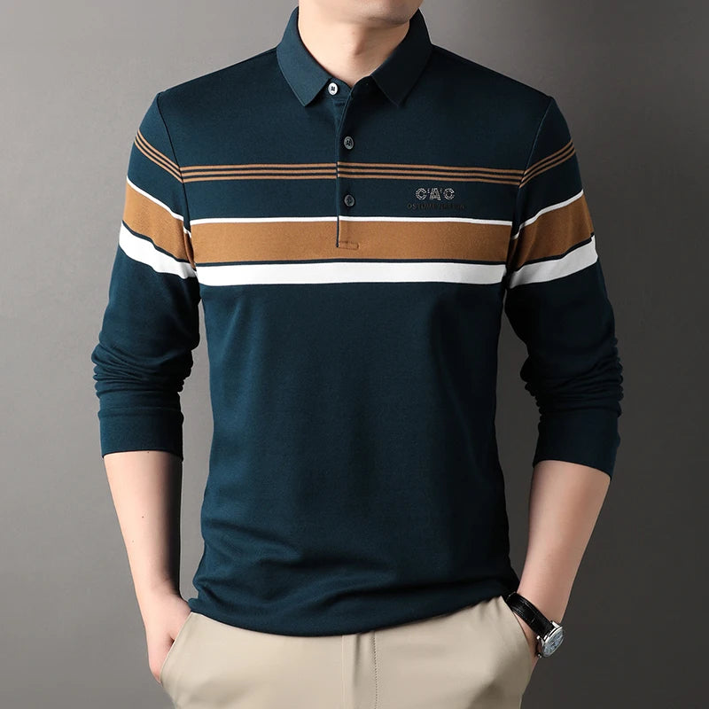 Camisa Polo Nation Manga Longa