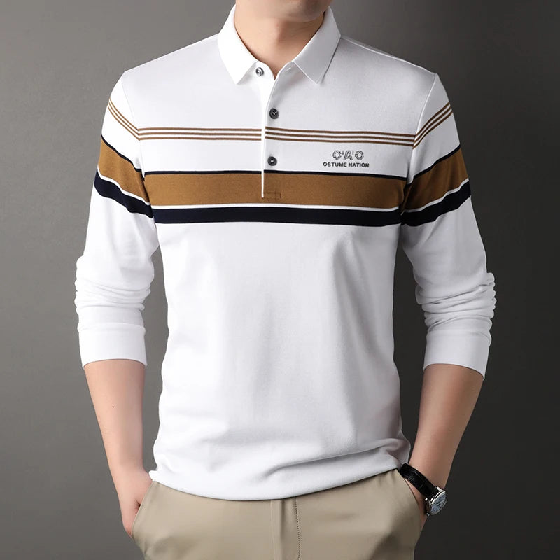 Camisa Polo Nation Manga Longa