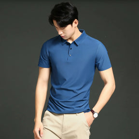 Camisa Polo Tech - Tecido anti suor + Relogio de Brinde