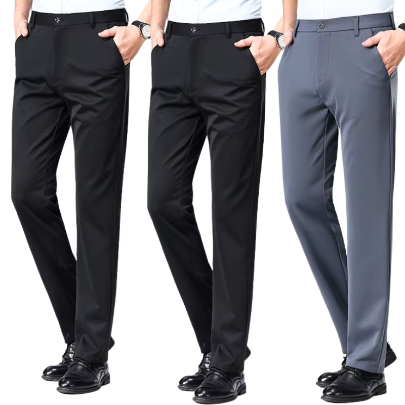 COMPRE 1 E LEVE 3 |  Calça Social Clássica Alfaiataria + Cinto de Brinde