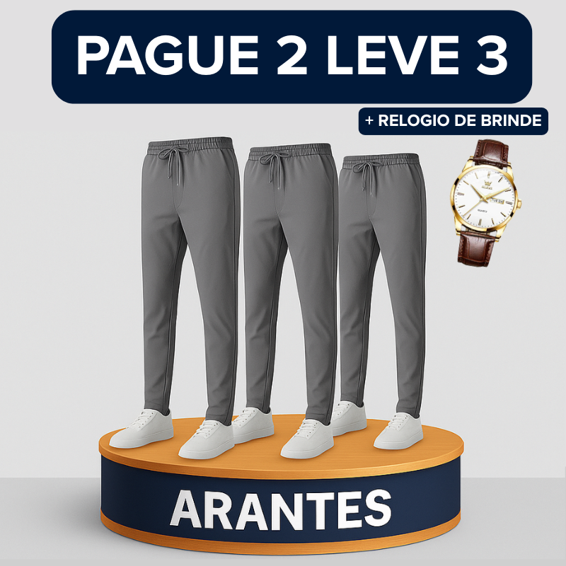 Pague 2 Leve 3 | Calça Flex Confort Premium