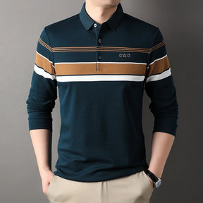 Camisa Polo Nation Manga Longa
